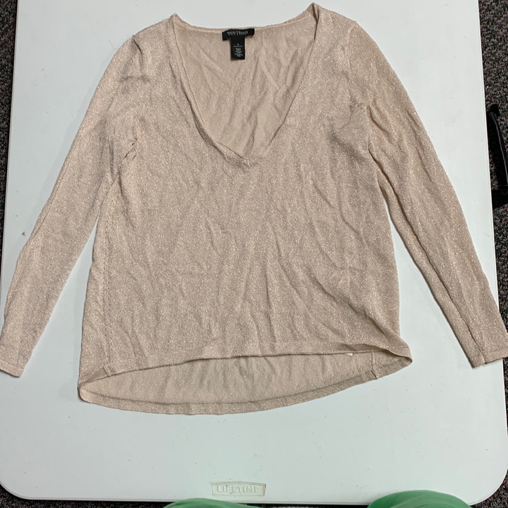 Metallic Pink Sweater